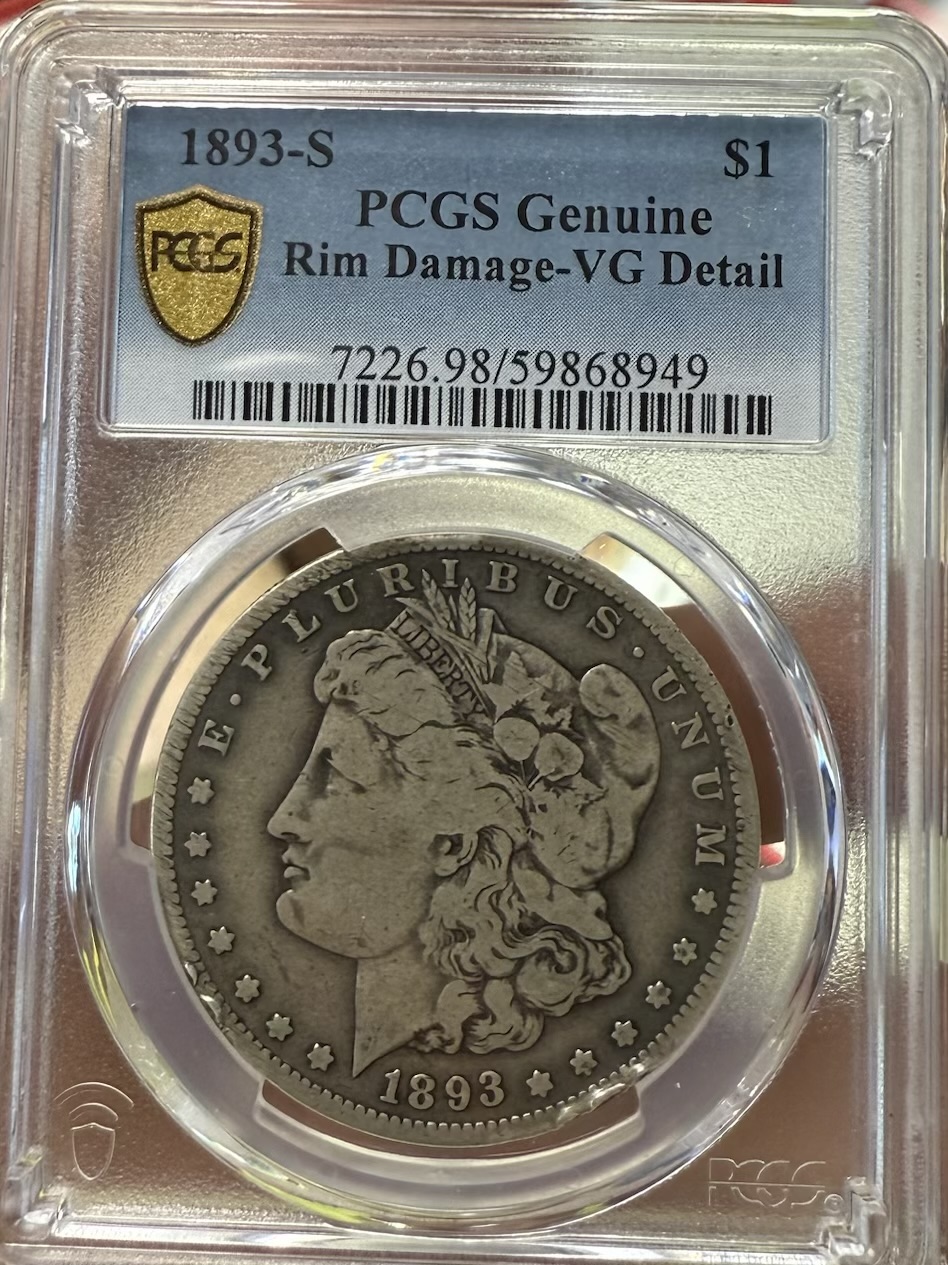 1893-S $1 Morgan Dollar -- COMING SOON !