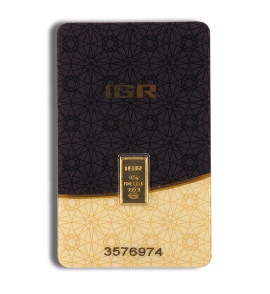 1/2 gram Gold Bar - Brand Varies