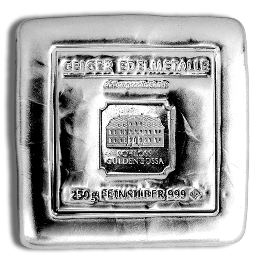 250 Grams of Silver - Brand Varies