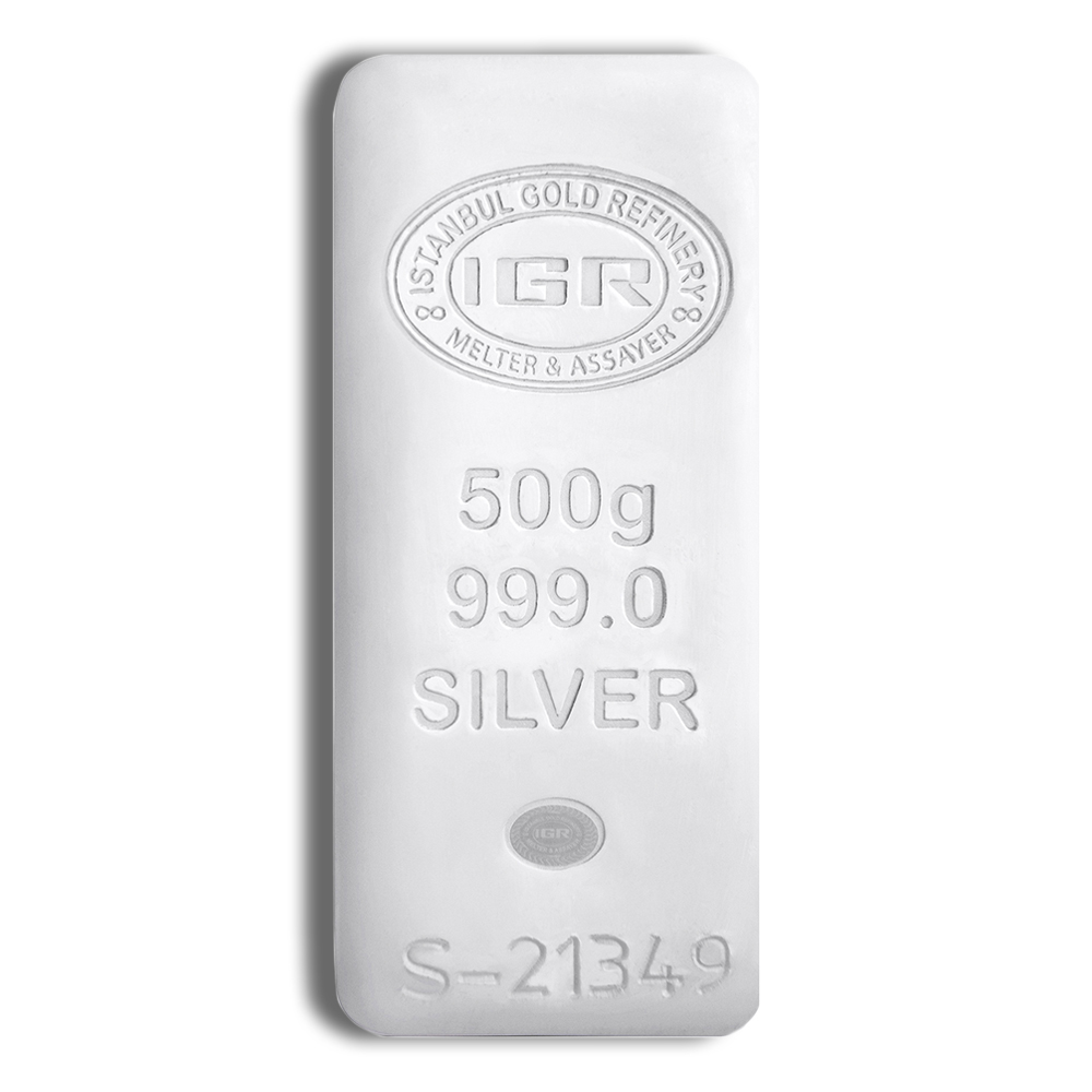 500 Grams of Silver - Brand Varies