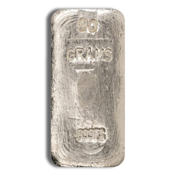 50 Grams of Silver – Brand Varies