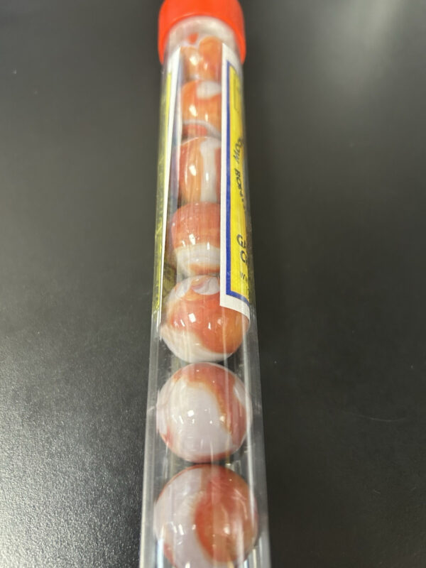 Orange Swirl Moon Marble Company Boulder Pak 9 Marbles Vintage Pack