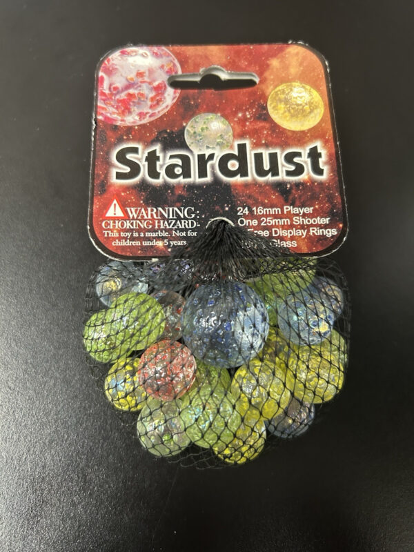 Stardust Mega Marbles Net Bag 24 Players 1 Shooter Retired Set (2004-2006)