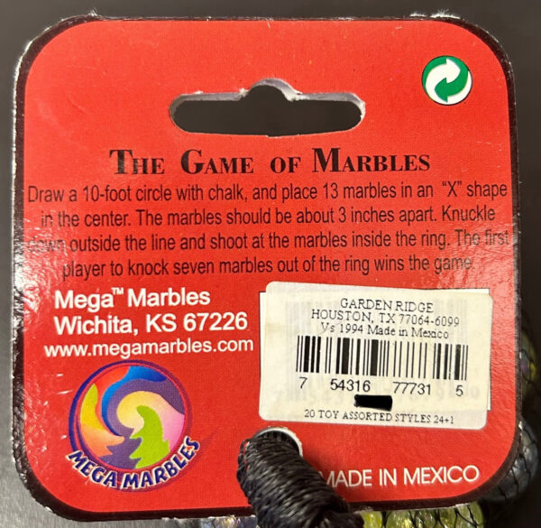 Stardust Mega Marbles Net Bag 24 Players 1 Shooter Retired Set (2004-2006)