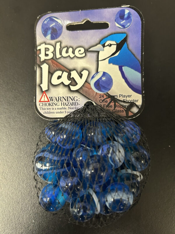 Blue Jay Mega Marbles Net Bag 24 Players 1 Shooter Retired Set (2004-2006)