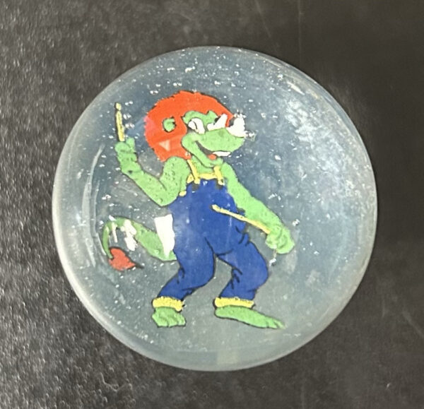 Jumbo Marble 4.5 Inch Circumference (Rare, Lion Dino Party Boy Design)