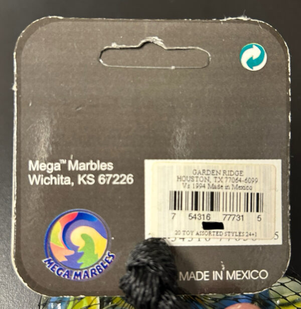 Cat’s Eye Mega Marbles Net Bag 24 Players 1 Shooter Retired Set (2004-2006)