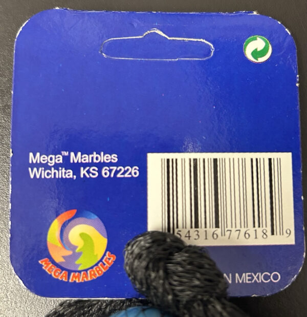 Tidalwave Mega Marbles Net Bag 6 25mm w/2 Display Rings Retired Set (2004-2006)