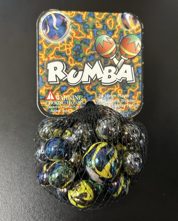 Rumba Mega Marbles Net Bag 24 Players 1 Shooter Retired Set (2004-2006)