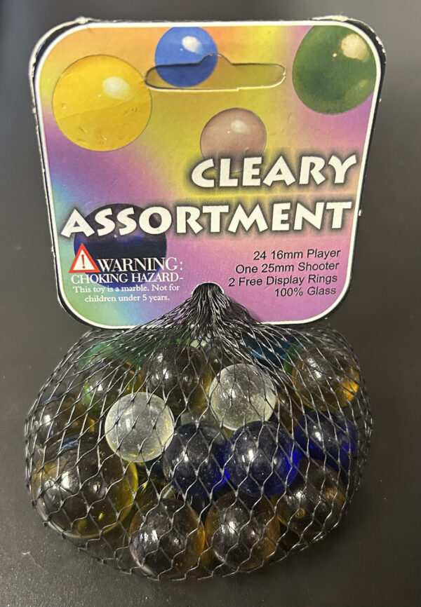 Cleary Assort Mega Marbles Net Bag 24 Players 1 Shooter Retired Set (2004-2006)