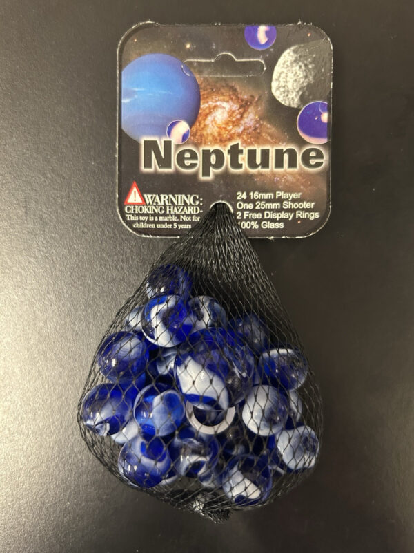Neptune Mega Marbles Net Bag 24 Players 1 Shooter Retired Set (2004-2006)
