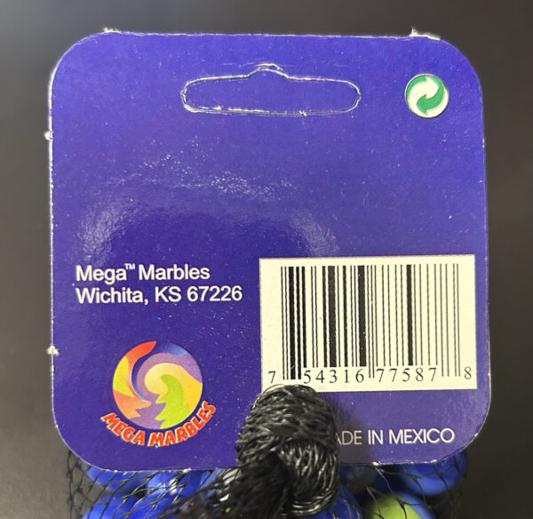 Blue Dolphin Mega Marbles Net Bag 24 Players 1 Shooter Retired Set (2004-2006)
