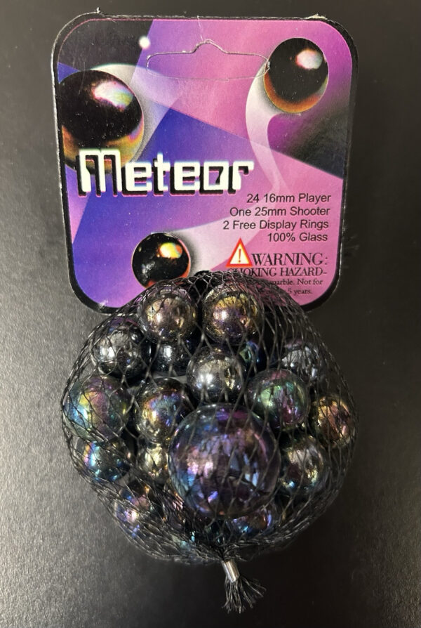 Meteor Mega Marbles Net Bag 24 Players 1 Shooter Retired Set (2004-2006)