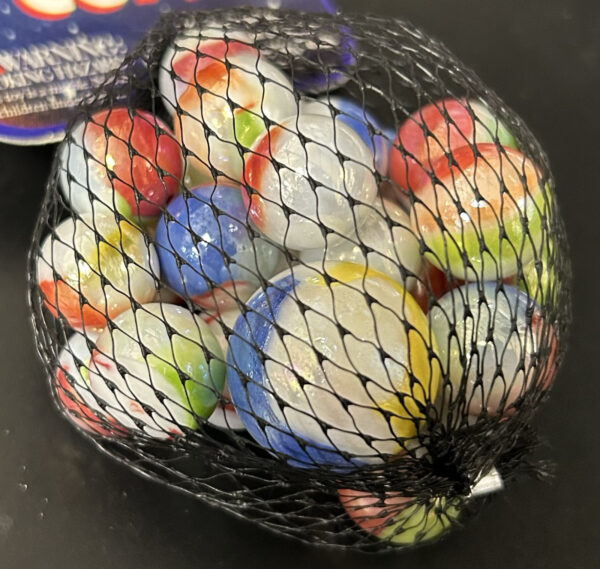 Comet Mega Marbles Net Bag 24 Players 1 Shooter Retired Set (2004-2006)