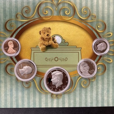 Lot Of 5 - 2016-2021 Birth Year Born in the USA US Mint 5 Coin Set OGP & COA