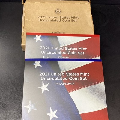 2021 P & D US Mint Set Uncirculated 14 Coins OGP Original Mint Packaging