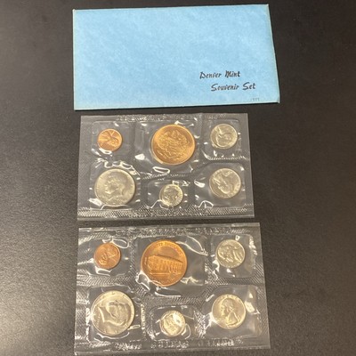 1979 P & D Official Cello US Mint Souvenir Sets Coins Uncirculated (1 Envelope)