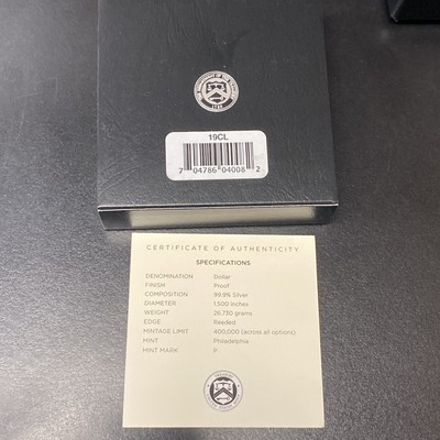 2019 American Legion 100th Anniversary Proof Silver Dollar $1 US Mint Commem OGP