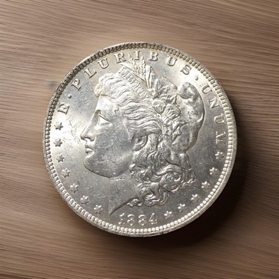 1884-O $1 Morgan Silver Dollar BU Exceptional Raw ME0013