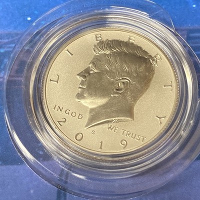 2019-S Apollo 11 50th Anniversary Proof Half Dollar 2-Coin Set Enhanced Reverse