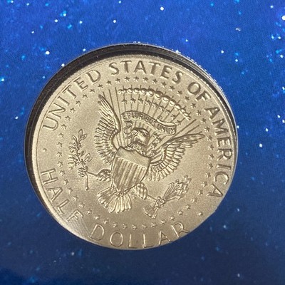 2019-S Apollo 11 50th Anniversary Proof Half Dollar 2-Coin Set Enhanced Reverse