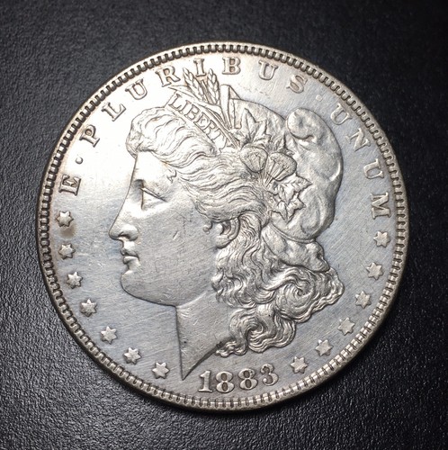 1883 $1 Morgan Silver Dollar Lovely Raw ME0012