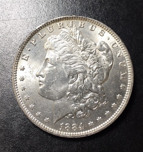 1884-O $1 Morgan Silver Dollar BU Exceptional Raw ME0013