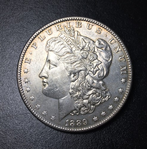 1889 $1 Morgan Silver Dollar BU Gorgeous Raw ME0016