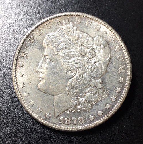 1878-S $1 Morgan Silver Dollar Brilliant Raw ME0006