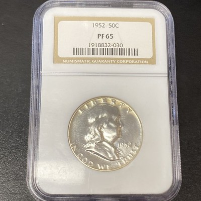 1952 Ben Franklin Proof Half Dollar NGC PF 65 (1918832-030)