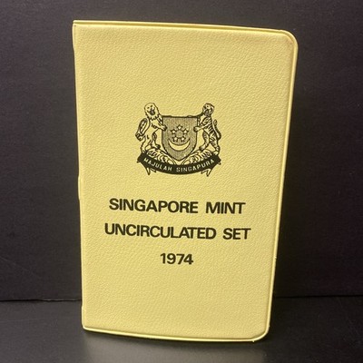 Singapor Mint Uncirculated Set 1974, 6 Münzen,komplett ,Symbol of the Tiger Year