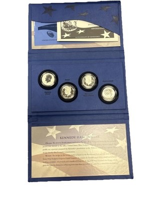 2014 Kennedy Half Dollar Silver 4 Coin Set 50th Anniversary US Mint OGP COA