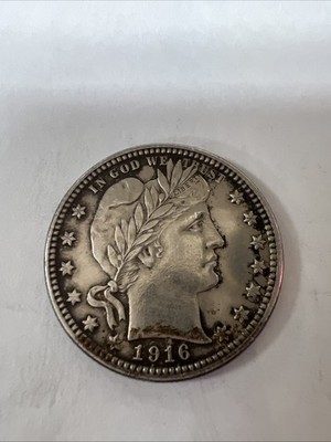1916-D 25C Barber Quarter.  *7115