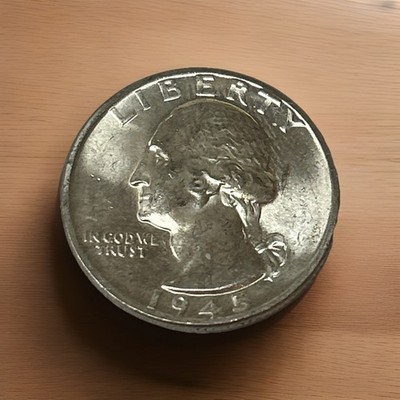 1945 25C Washington Quarter.  #7111