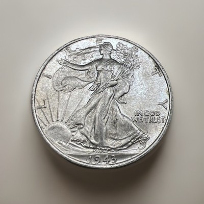 1943 50C Walking Liberty Half Dollar