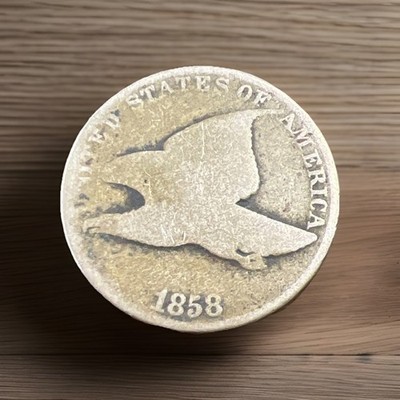 1858 1C Flying Eagle Cent