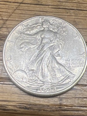1944-D 50C Walking Liberty Half Dollar