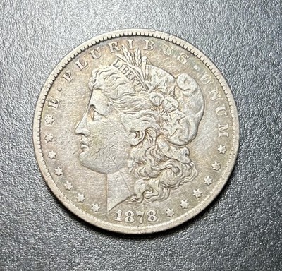 1878 CC Morgan Silver Dollar $1 Coin