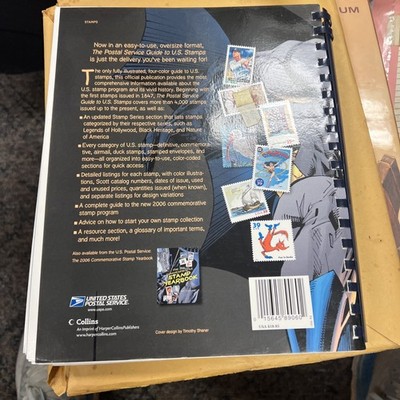 2006 33rd Edition The Postal Service Guide to U.S. Stamps USPS Spiral Batman NEW