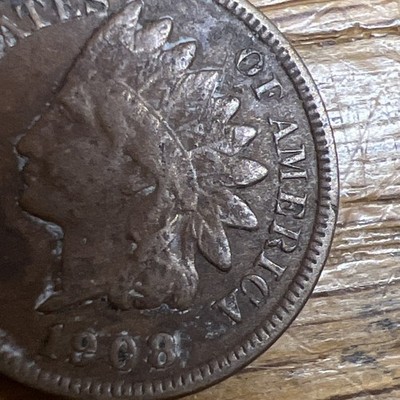 1908-S 1C BN Indian Cent