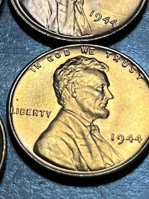 1944 1C RD Lincoln Cent