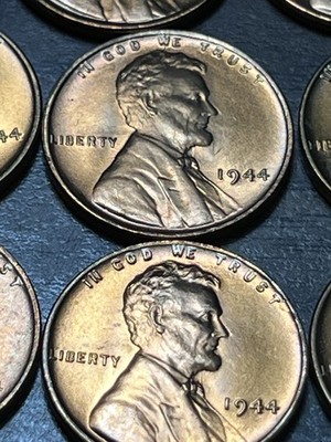 1944 1C RD Lincoln Cent