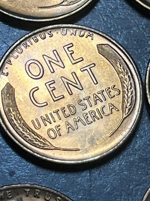 1944 1C RD Lincoln Cent