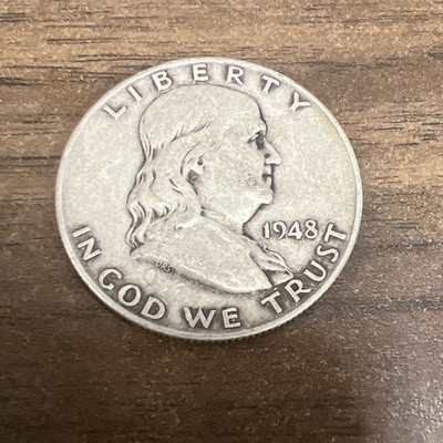 1948 D  50C Franklin Half Dollar