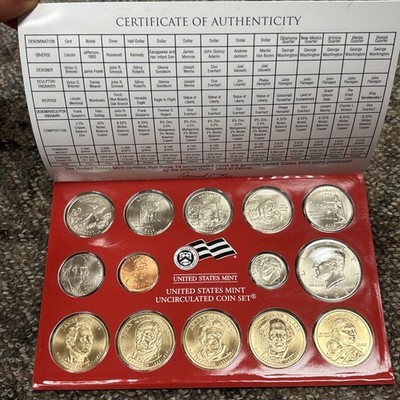 2010 Uncirculated Coin Set U.S Mint Government Packaging OGP COA