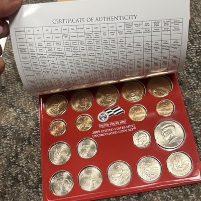 2009 U.S. Mint Set Uncirculated Original Government Packaging Unopened U09