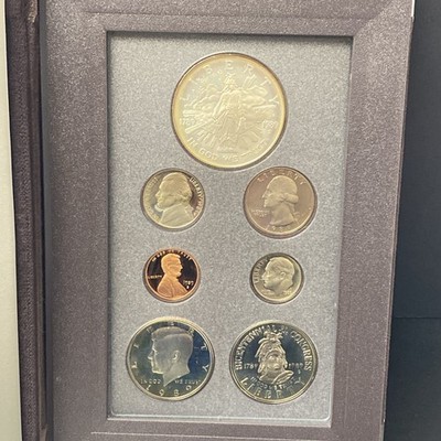 1989 PRESTIGE Proof Set. U.S. Mint Made. Complete & Original w/Box and COA OGP