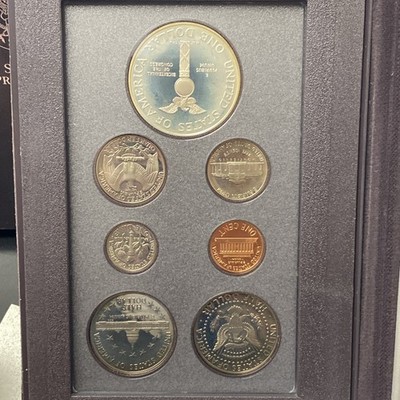 1989 PRESTIGE Proof Set. U.S. Mint Made. Complete & Original w/Box and COA OGP