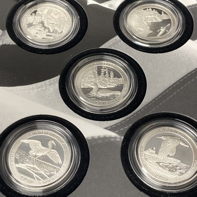 2018-S US Mint Limited Edition Silver Proof 8 Coin Set w/ OGP & COA Deep Cameo