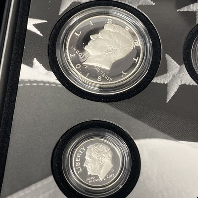 2018-S US Mint Limited Edition Silver Proof 8 Coin Set w/ OGP & COA Deep Cameo